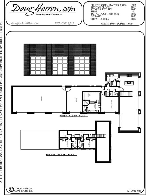 3 bedrooms, 3.5 bathrooms house plan